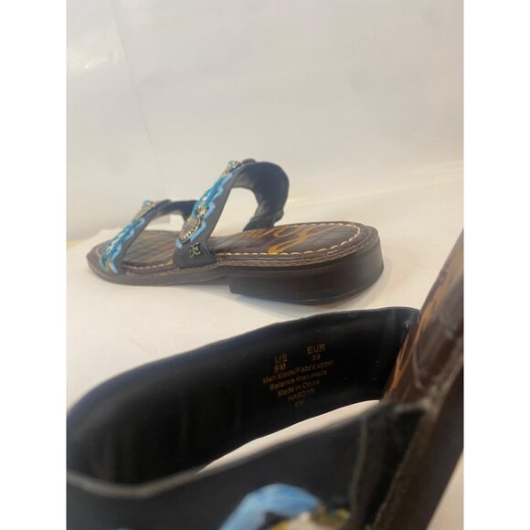 Sam Edelman Women's Hardyn Slip On Slide Sandal Embellished Western Boho Size 9 - Picture 7 of 8